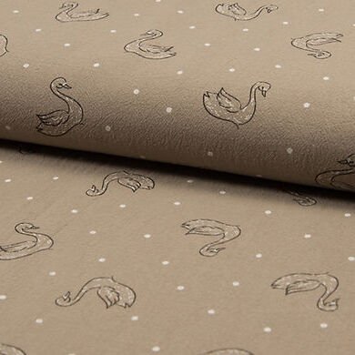 Cygnes beige foncé