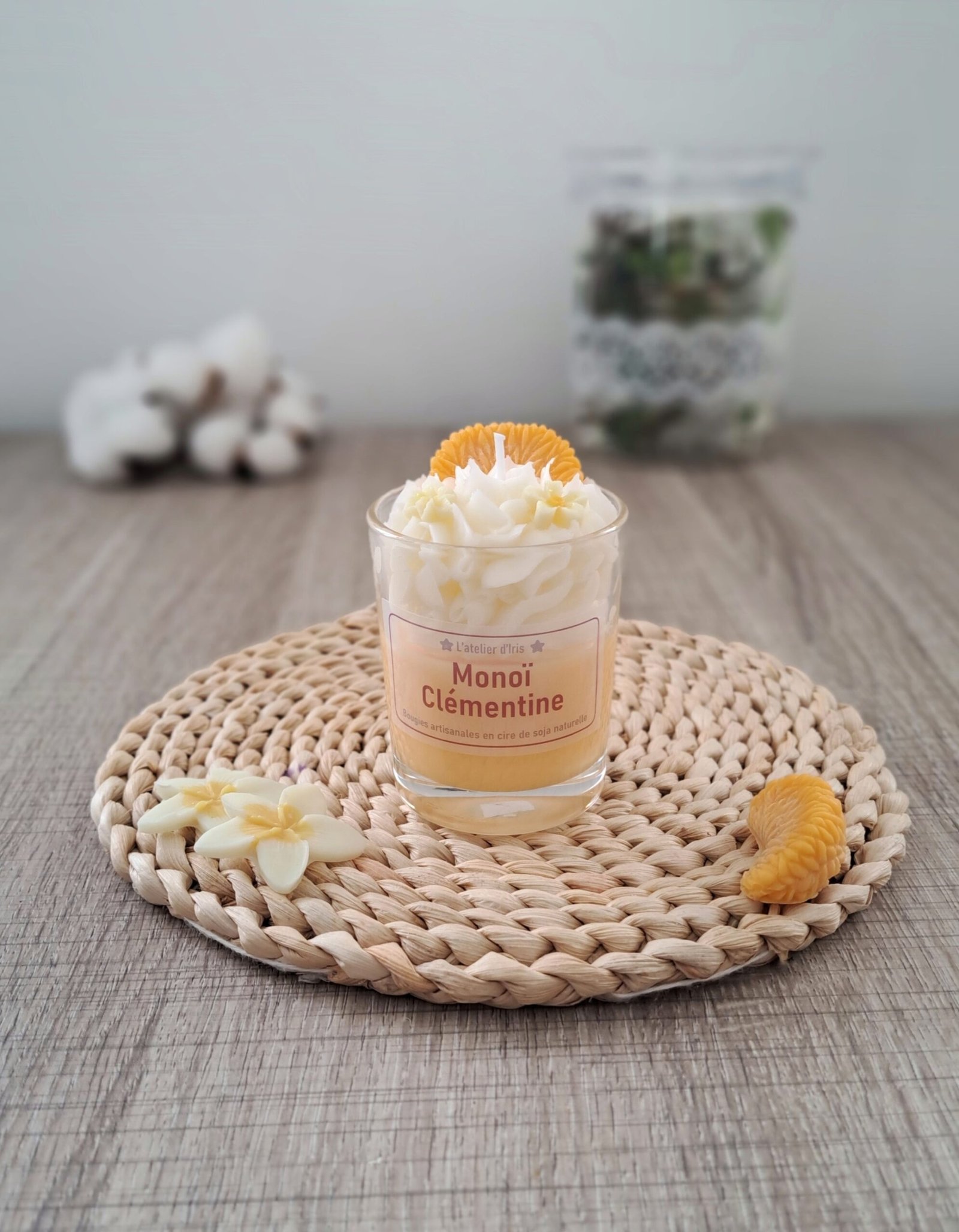 Bougie Gourmande Chantilly Personnalisée 100g – Image 6
