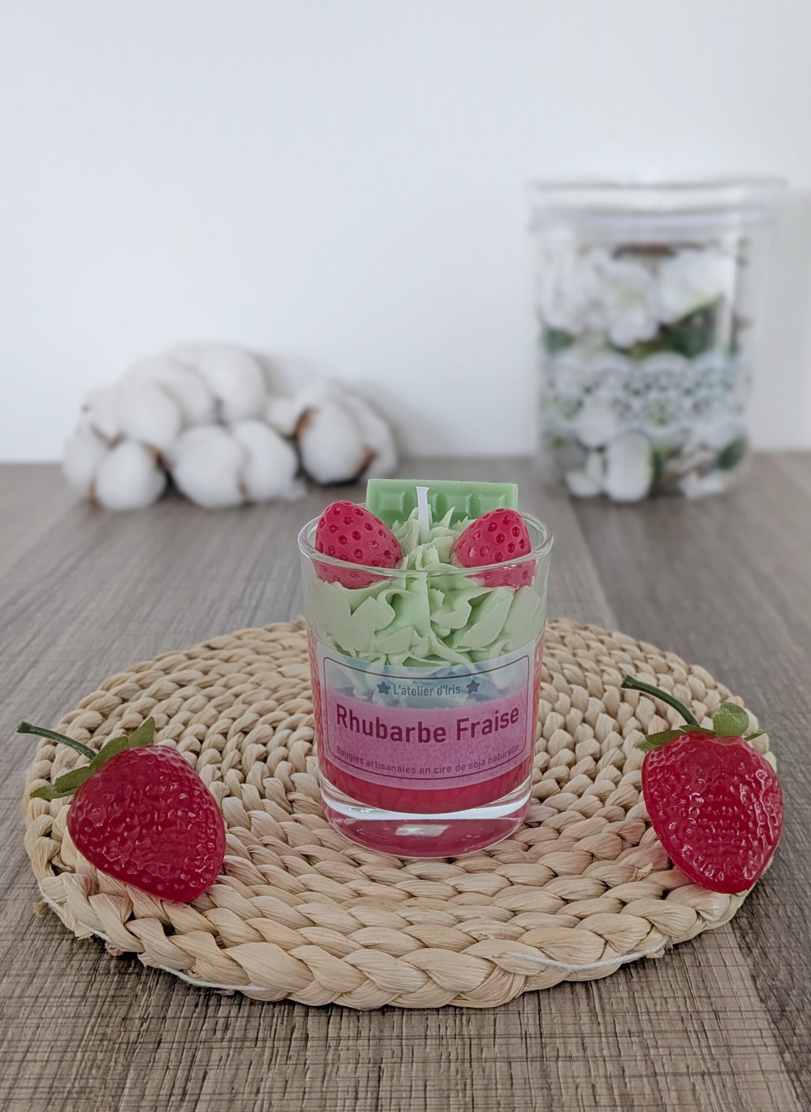 Bougie Gourmande Chantilly Personnalisée 100g – Image 11